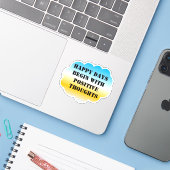 JOYEUX JOURS Commencer Sticker (Ordinateur portable avec iPhone)