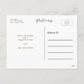 JOYEUX JOURS FÉRIÉS | CARTE POSTALE PHOTO VACANCES (Dos)