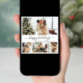 Joyeux Jours fériés Script Photo Noël Carte de vac