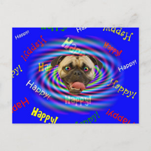Joyeux Joyeux Anniversaire ! ! ! Carte postale Car