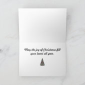Joyeux ! Joyeux ! Carte de Noël (Intérieur)