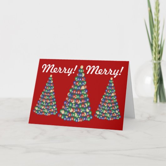 Joyeux ! Joyeux ! Carte de Noël (Devant)