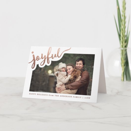 Joyeux | Joyeux Carte photo de vacances (Devant)