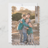 Joyeux Joyeux Carte photo de vacances Giraffe (Dos)