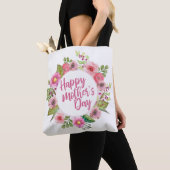 Joyeux Joyeux Fête des Mères Floral | Sac fourre-t (De près)