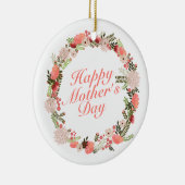 Joyeux Joyeux Fête des Mères Ornement de fleurs Wr (Droite)