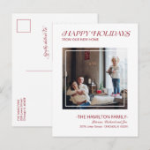 Joyeux Joyeux Jours Modernes Faire-part de déménag (Devant / Derrière)