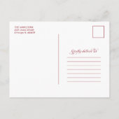 Joyeux Joyeux Jours Modernes Faire-part de déménag (Dos)