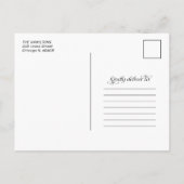 Joyeux Joyeux Jours Modernes Faire-part de déménag (Dos)