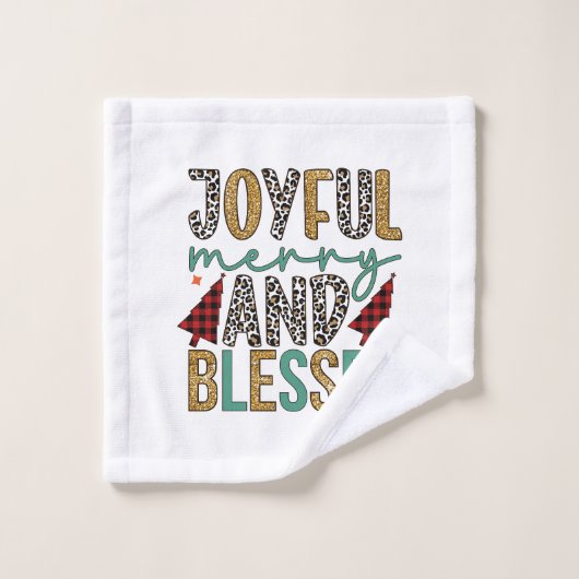 Joyeux Joyeux Joyeux Joyeux Et Béni (Gant de toilette)