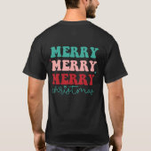 Joyeux Joyeux Joyeux Noël Thrive TShirt (Dos)