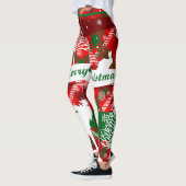 Joyeux Joyeux Leggings de Noël (Gauche)