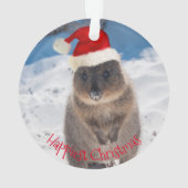 Joyeux Joyeux Noël Quokka Beach Australie (dos)