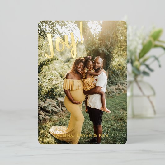 Joyeux Joyeux Vacances 2 Photo Vertical Custom (Debout devant)