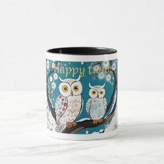 Joyeux jumeaux" Mug en céramique avec un design de
