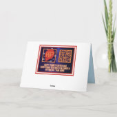 Joyeux Junemas carte de neige fondue (Dos)