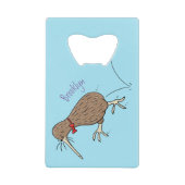 Joyeux kiwi de saut avec dessin de cravate arc (Devant)