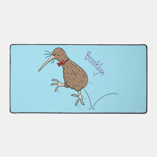 Joyeux kiwi de saut avec dessin de cravate arc (Recto)