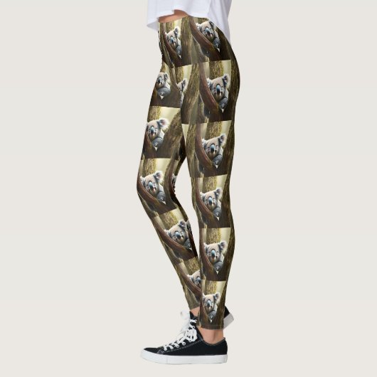 Joyeux Koala Australien En Arbre, Leggings (Gauche)