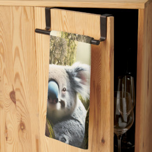 Joyeux Koala Australien En Arbre, Serviette De Pla
