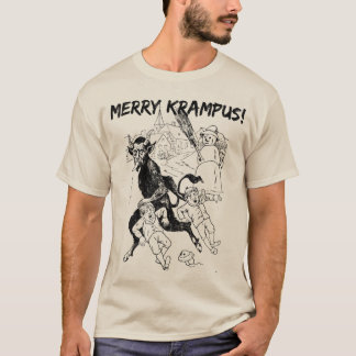 Joyeux Krampus ! Pièce en t. T-shirt drôle de Noël