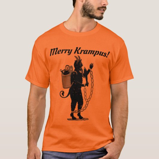 Joyeux Krampus ! Tee. T-shirt de Noël amusant (Devant)