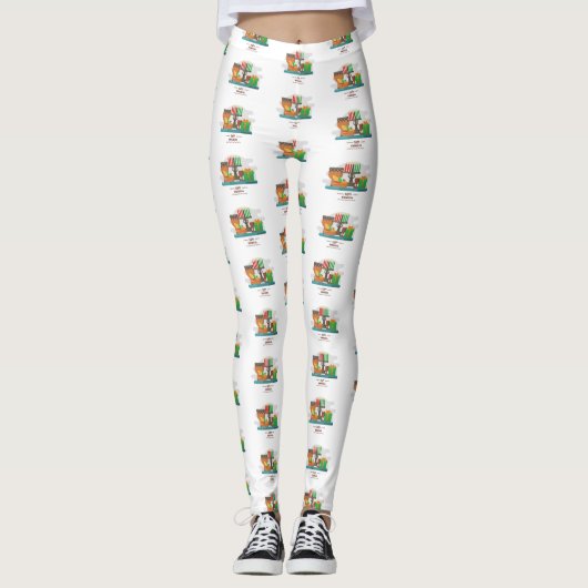 joyeux kwanzaa cadeaux leggings (Devant)