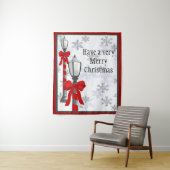 Joyeux Lampe de Noël Post Tapisserie (En situation)