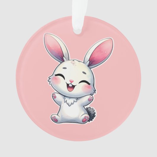 Joyeux lapin aquarelle (devant)