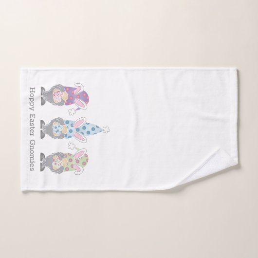 Joyeux lapin de Pâques (Serviette à main)