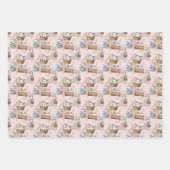 Joyeux Lapin De Pâques Dans Un Papier Enveloppant  (Devant 3)