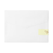 Joyeux Lapin de Pâques Étiquettes personnalisables (Dos)