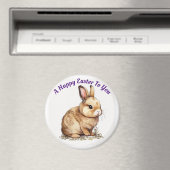 Joyeux lapin de Pâques Magnet (In Situ (Lave-vaisselle))