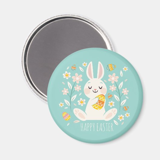 Joyeux lapin de Pâques | Magnet (Recto/Verso)