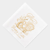 Joyeux lapin de Pâques oeufs de bicyclette Nom per (Droite)