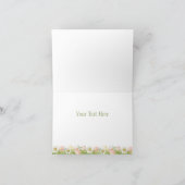 Joyeux Lapin Doux de Pâques Personnalisé Floral (Intérieur)