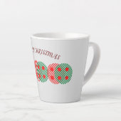 Joyeux latte de Noël Mug (Angle droit)