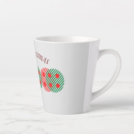 Joyeux latte de Noël Mug (Droite)