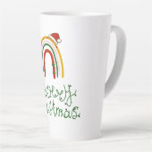 Joyeux latte de Noël Mug (Angle droit)