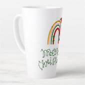 Joyeux latte de Noël Mug (Angle gauche)