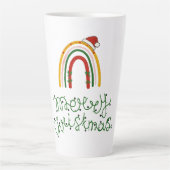 Joyeux latte de Noël Mug (Devant)