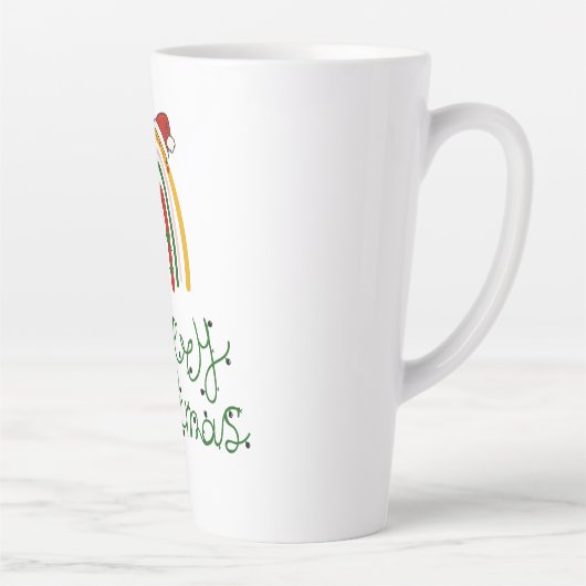 Joyeux latte de Noël Mug (Droite)