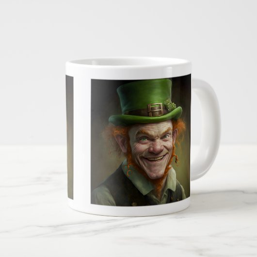 Joyeux Leprechaun Jumbo Mug (Devant droit)