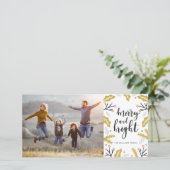 Joyeux & Lumineux | Carte de vacances photo (Debout devant)