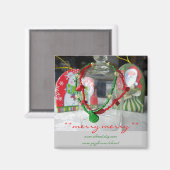 Joyeux Magnet de Noël (Recto/Verso)