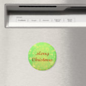 Joyeux Magnet rond Noël (In Situ (Lave-vaisselle))