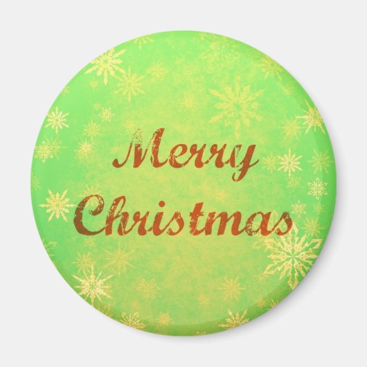 Joyeux Magnet rond Noël (Devant)