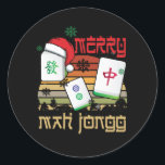 Joyeux Mah Jongg Snowy Christmas Amusant juif chin<br><div class="desc">Si vous êtes un fan du jeu chinois de tuiles asiatiques, alors ce Happiness Is Playing Mahjong With The Girls artwork que Le meilleur jeu présente qui aime les caractères et symboles chinois. collectionneurs de tuiles mahjong.. Que vous l'appeliez mah jong ou mah jongg, montrez votre passion pour le jeu...</div>