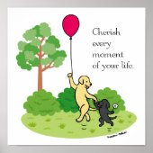 Joyeux marcheurs Labradors Cherish Poster (Devant)