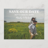 Joyeux Mariage Couple Enregistrer Faire-part Carte (Devant)